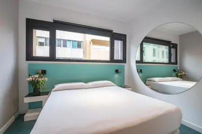 Cama o camas de una habitación en Hotel Puerto de la Luz by Pierre & Vacances