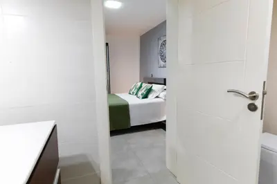 Cama o camas de una habitación en Villa ArenaMar with private Pool