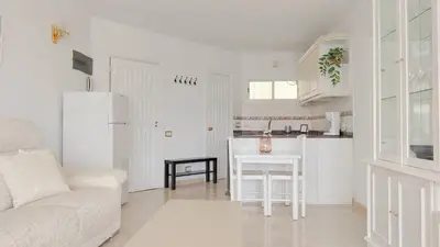 Una cocina o zona de cocina en Apartment with stunning view Maspalomas Dunes