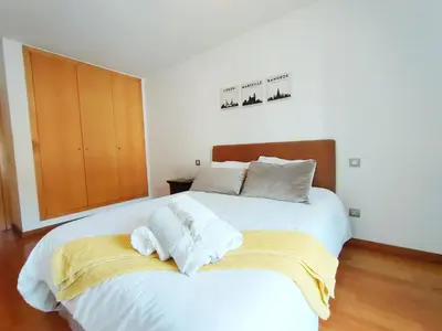 Cama o camas de una habitación en Sunshine Apartment