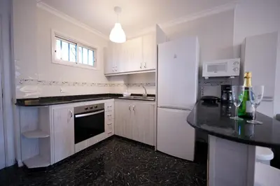 Una cocina o zona de cocina en La Casa de la Playa