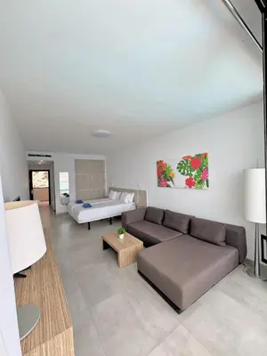 Zona de estar de Sea View Cura Marina 414