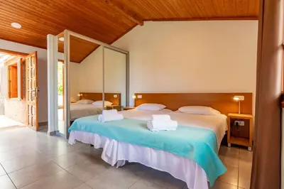 Cama o camas de una habitación en El Molinero Alto