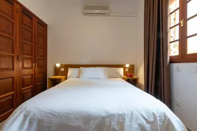 Cama o camas de una habitación en La Casa del Molinero