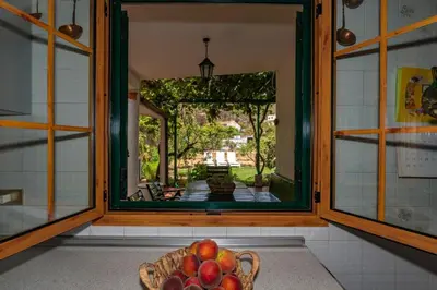 Jardín al aire libre en La Casita de Don Enrique
