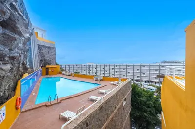 Piscina en o cerca de Patalavaca Beach, One Bedroom Apartment