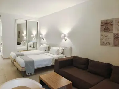 Cama o camas de una habitación en BH Cura marina 2