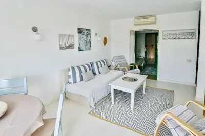 Zona de estar de Casa Vivienne Perfectly Located Apartment With Roof Terrace In Puerto De Mogan Beach & Marina Gran Canaria