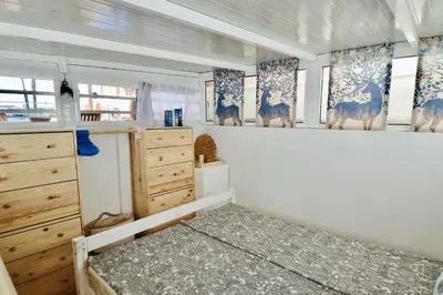 Cama o camas de una habitación en Casa Vivienne Perfectly Located Apartment With Roof Terrace In Puerto De Mogan Beach & Marina Gran Canaria