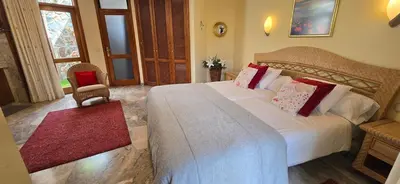 Cama o camas de una habitación en Villa Luxe Tauro Mogan