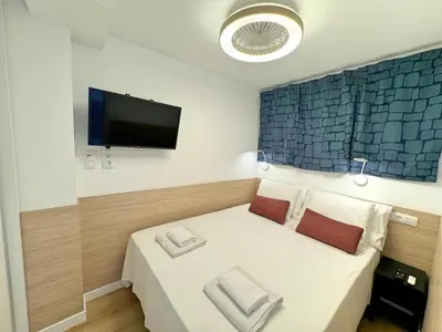 Cama o camas de una habitación en Relaxing Holiday Home Near the Sea