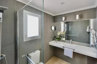 Un baño de Residencial Las Casas