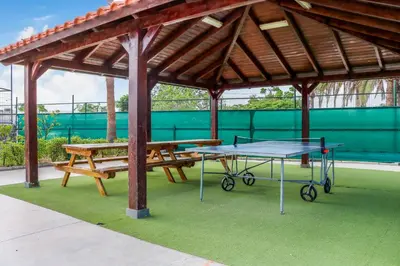 Instalaciones para jugar al ping pong en Lux 2BR Maspalomas Pool Terrace o alrededores