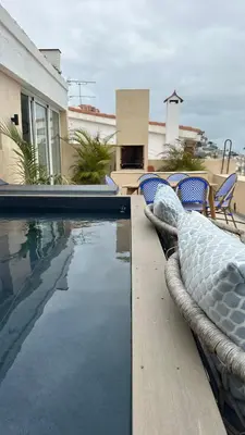 Un balcón o terraza de Ático muy chill con terraza, soleado y céntrico