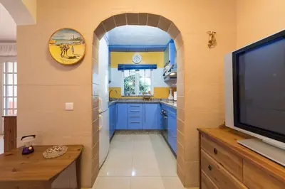 Una cocina o zona de cocina en Vista Faro