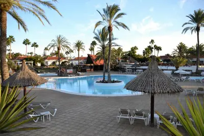 Piscina en o cerca de Casa Hilda Parque golf Maspalomas vibbecanarias