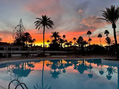 Piscina en o cerca de Casa Hilda Parque golf Maspalomas vibbecanarias