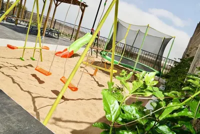 Zona de juegos infantil en El Granero