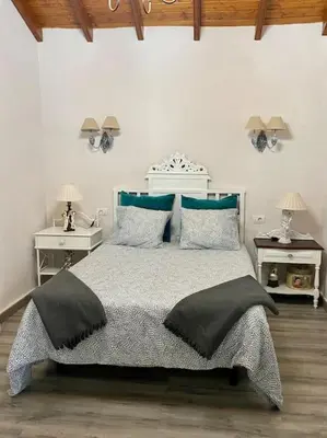 Cama o camas de una habitación en Casa Abuelitilla