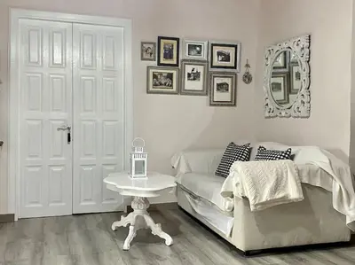 Cama o camas de una habitación en Casa Abuelitilla
