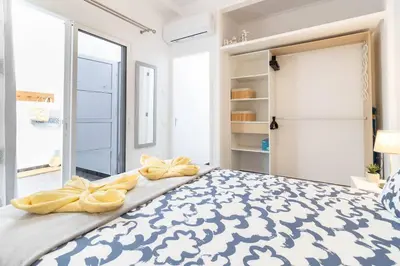 Cama o camas de una habitación en Casa Guaiza Gran Canaria