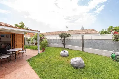 Jardín al aire libre en Bungalow en Maspalomas
