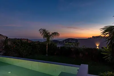 Paisaje cerca de esta villa