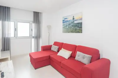 Zona de estar de Piso Playa Las Canteras