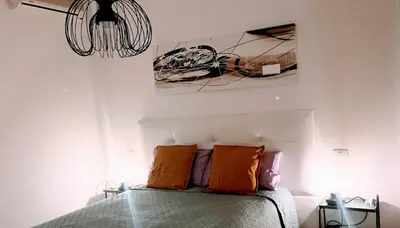 Cama o camas de una habitación en Melo Home 1 Near Airport, Elevator