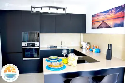 Una cocina o zona de cocina en Puerto Rico Ocean View