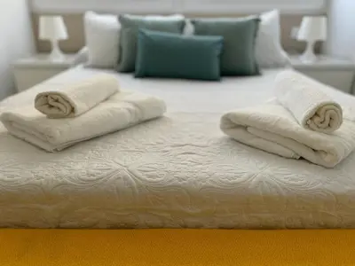 Cama o camas de una habitación en Vistas Plaza España centro ciudad Las Palmas