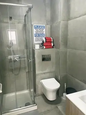 Un baño de Hospedaje Cartagena