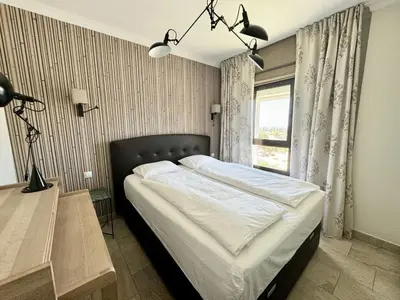 Cama o camas de una habitación en Luxury 2 Bedrooms Ocean View Iguazu