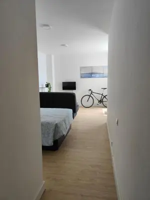 Cama o camas de una habitación en Estudio Beach Canteras
