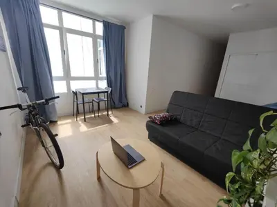 Zona de estar de Estudio Beach Canteras