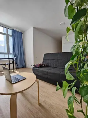 Zona de estar de Estudio Beach Canteras