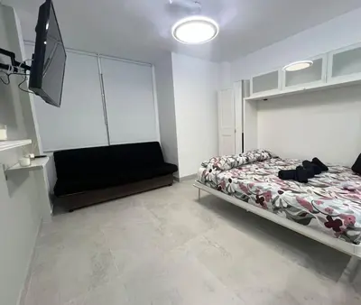 Cama o camas de una habitación en Puntilla sea side
