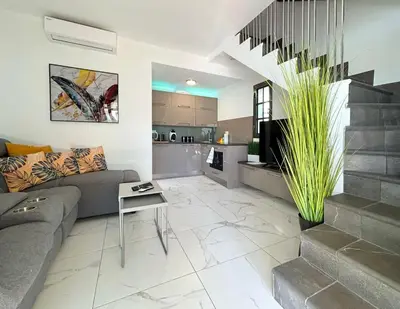 Zona de estar de Cosy Bungalow Capri Maspalomas