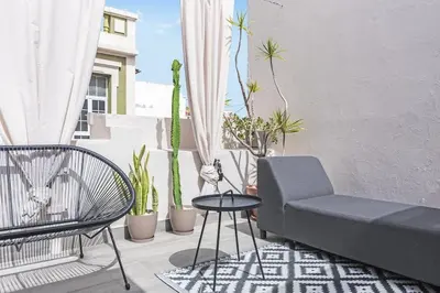 Zona de estar de Blu House