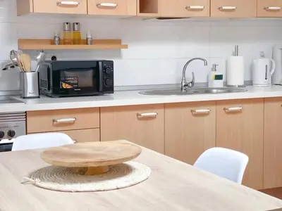 Una cocina o zona de cocina en Harmony Beach Views Home with Terrace