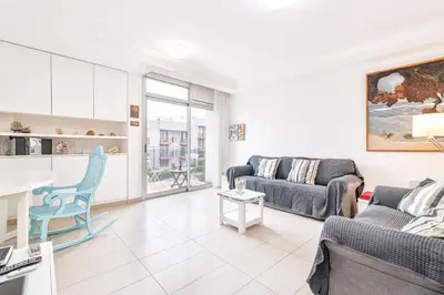 Zona de estar de Comfortable Apartment with Terrace