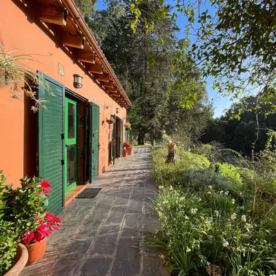Jardín al aire libre en Finca El Lance Zumacal