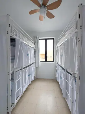Cama o camas de una habitación en Las Palmas Nest Hostel