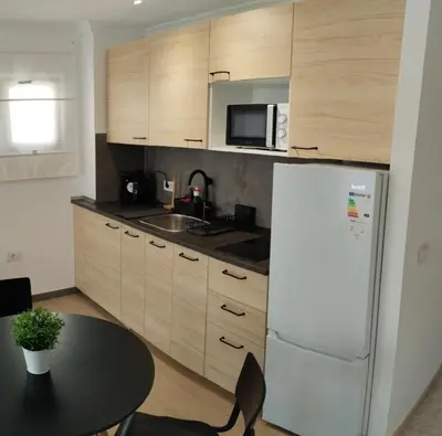 Una cocina o zona de cocina en Los Juncos 401 Maspalomas