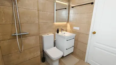 Un baño de Stylish Holiday Home with Sea View in Maspalomas