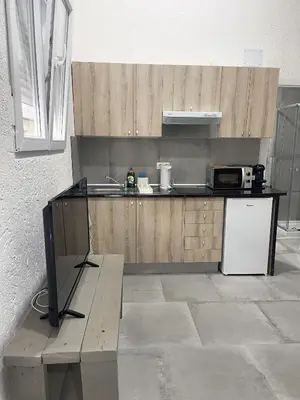 Una cocina o zona de cocina en Cartagena Bajo 01