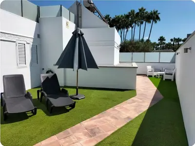 Jardín al aire libre en Villa maravillosa 2