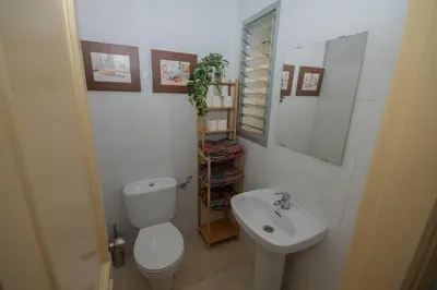 Un baño de Casa azul Agaete
