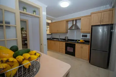 Una cocina o zona de cocina en Casa azul Agaete