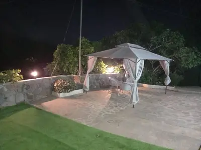 Jardín al aire libre en Zenda de Fontanales